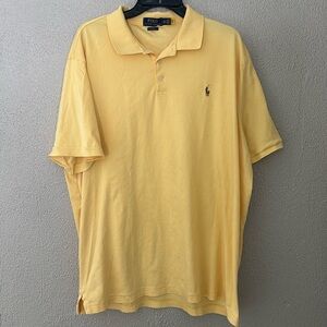 Men’s Polo Ralph Lauren Top, Yellow, Classic Fit XXL